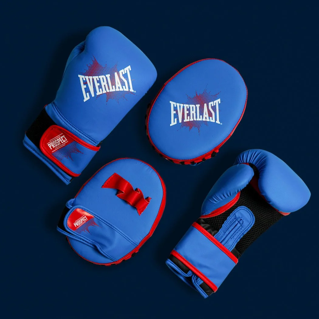 Kit de Boxeo Junior Prospect con Guantes de Absorción Superior