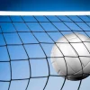 red de voleibol de nylon con detalles de instalación