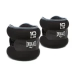 Pesas Tobilleras Everlast 20LB ajuste cómodo para piernas