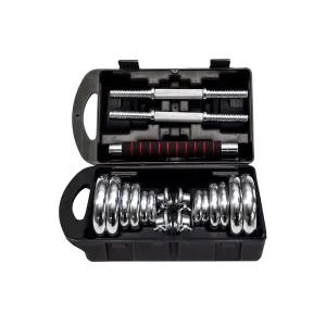 Set Pesas Runic Cromado Extensible Antideslizante - Deportes Jimmy Panamá