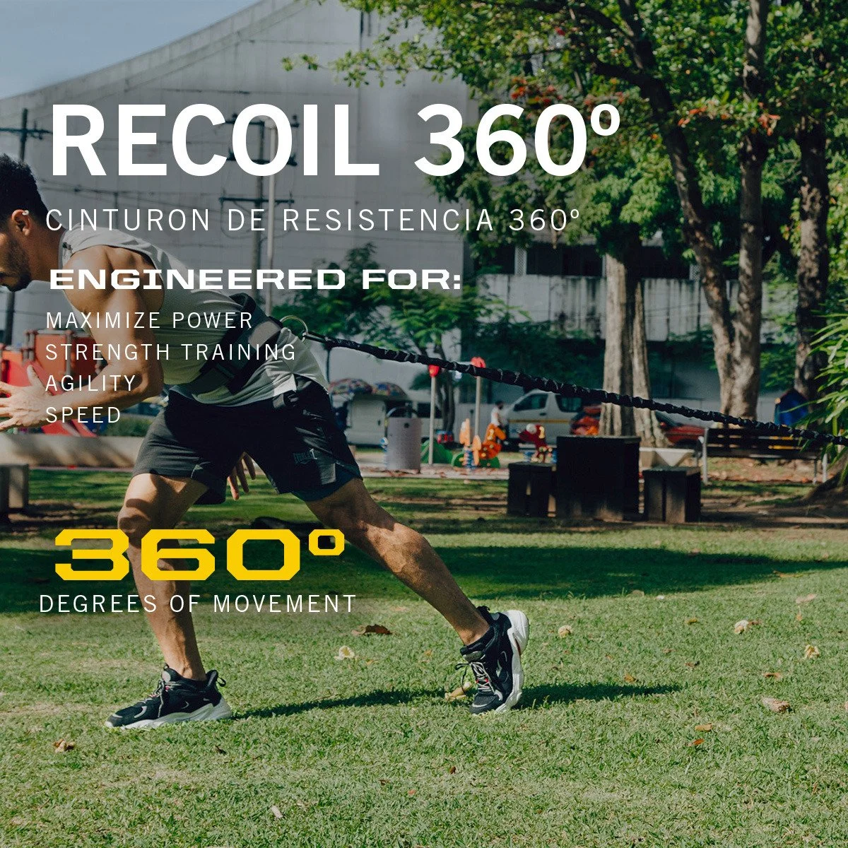 Arnés de resistencia Everlast con movimiento 360 grados