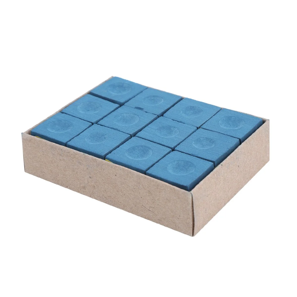 Set de tizas de billar azul (12 piezas) - Deportes Jimmy Panamá