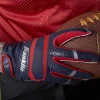 guantes de flag football franklin junior, cierre de muñeca envolvente de neopreno
