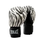 Guantes De Boxeo Everlast Spark Zebra, material de cuero sintético