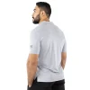 detalle de la tela transpirable del polo deportivo everlast