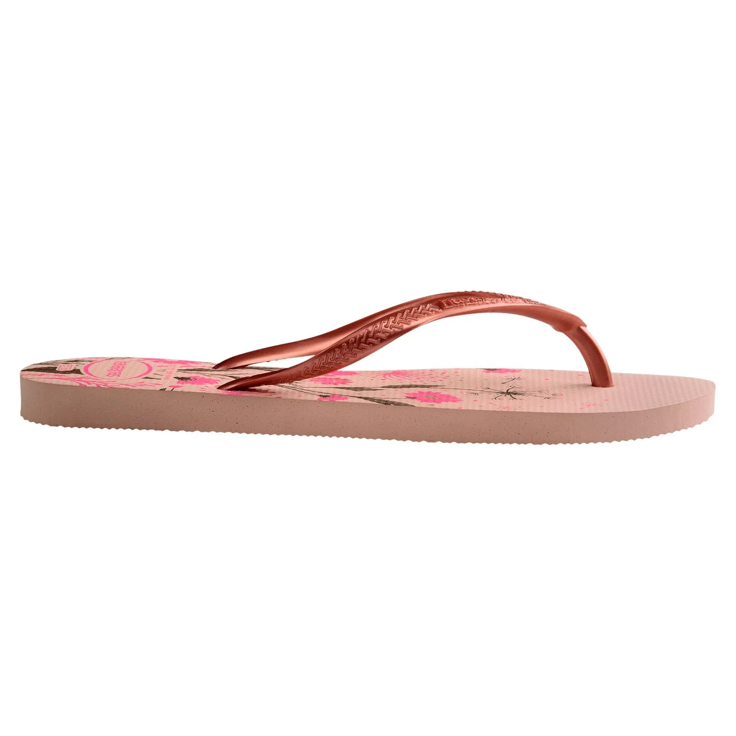 detalle de la suela, sandalias havaianas