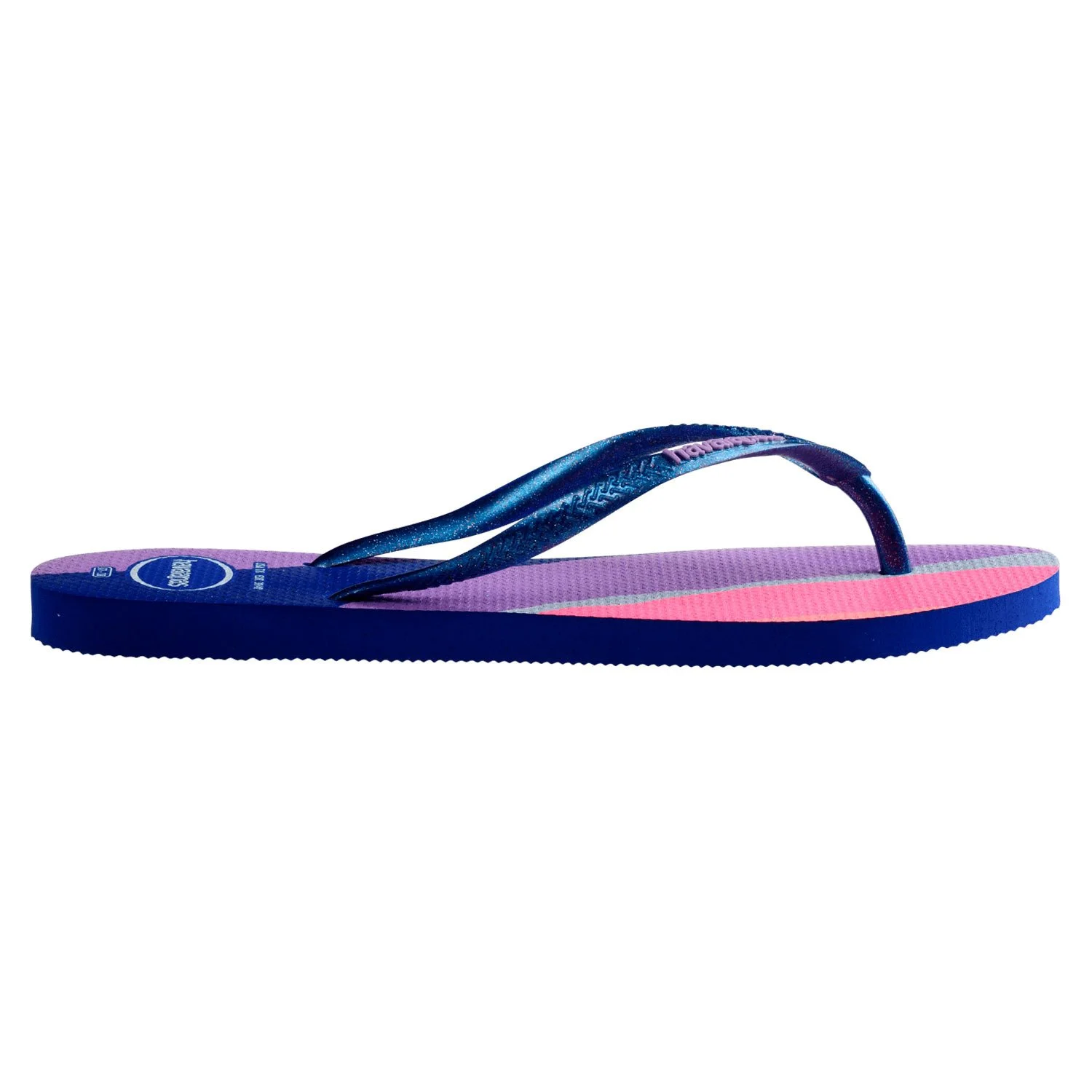 detalle de la suela de las sandalias havaianas