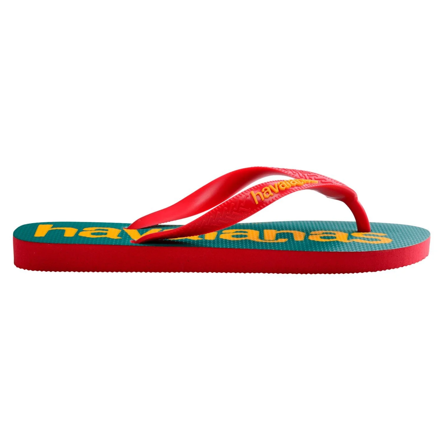diseño logomania, sandalias havaianas con detalles visuales