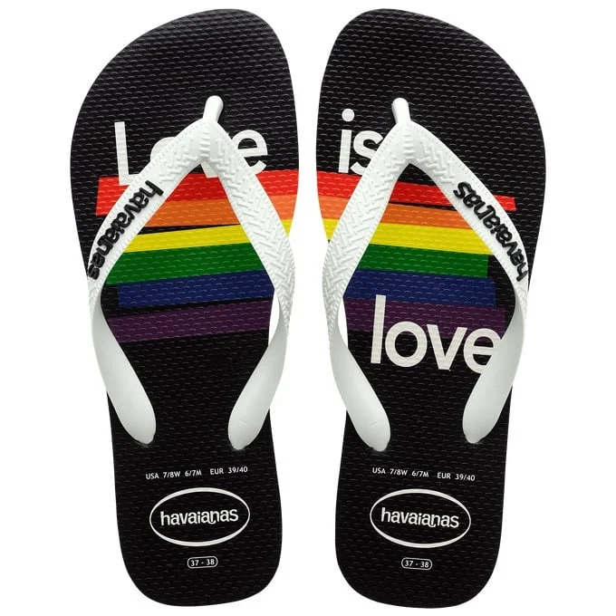 sandalias havaianas top pride fc, calzado de caucho