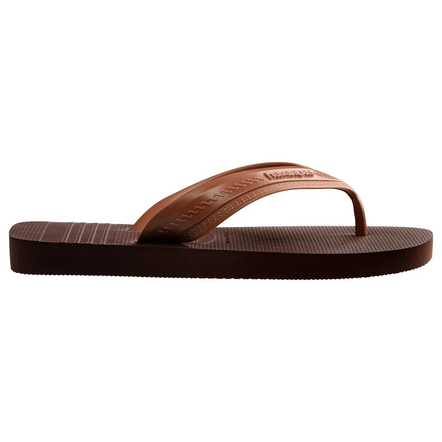 detalle de la suela de la sandalia havaianas