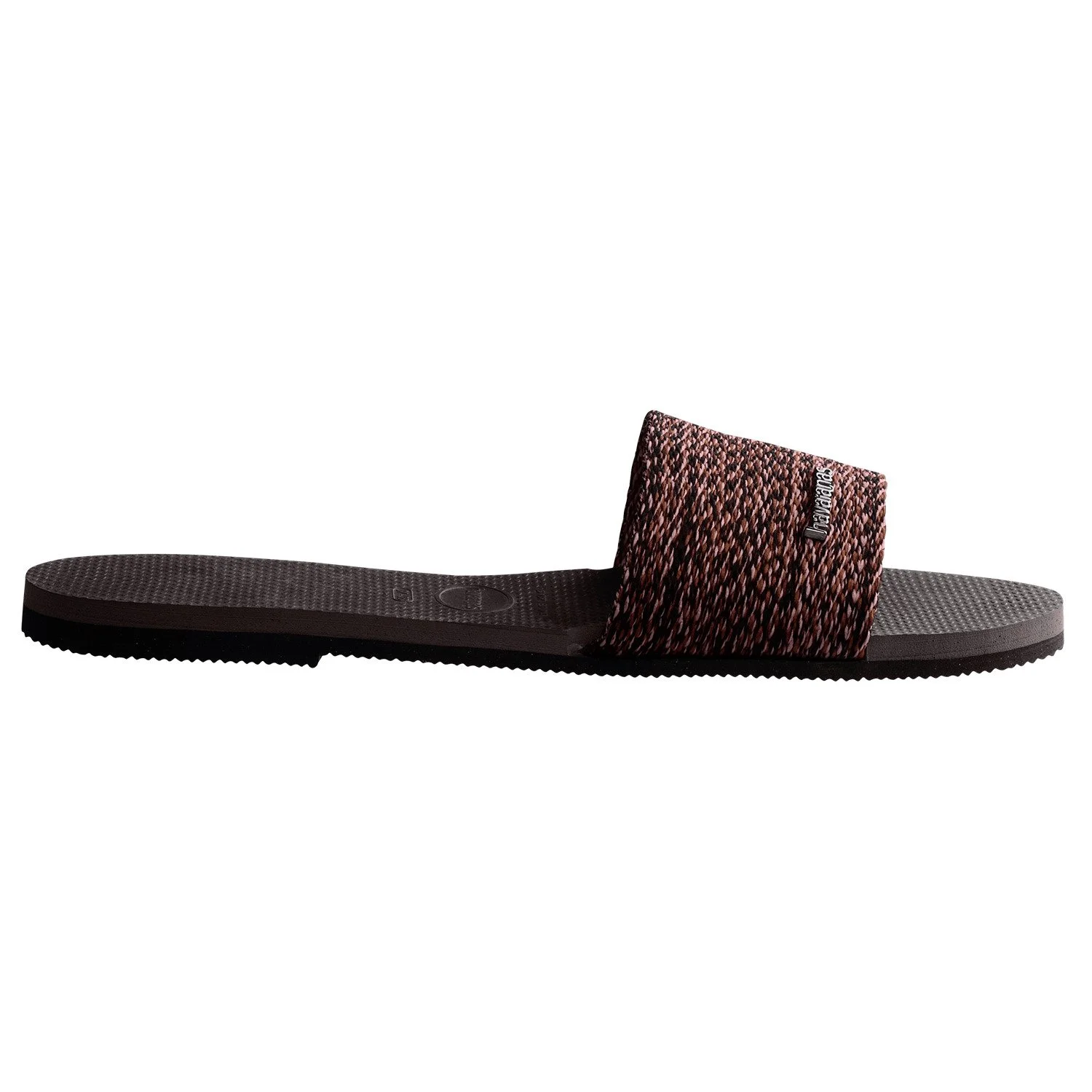detalle de la suela, sandalias ligeras havaianas
