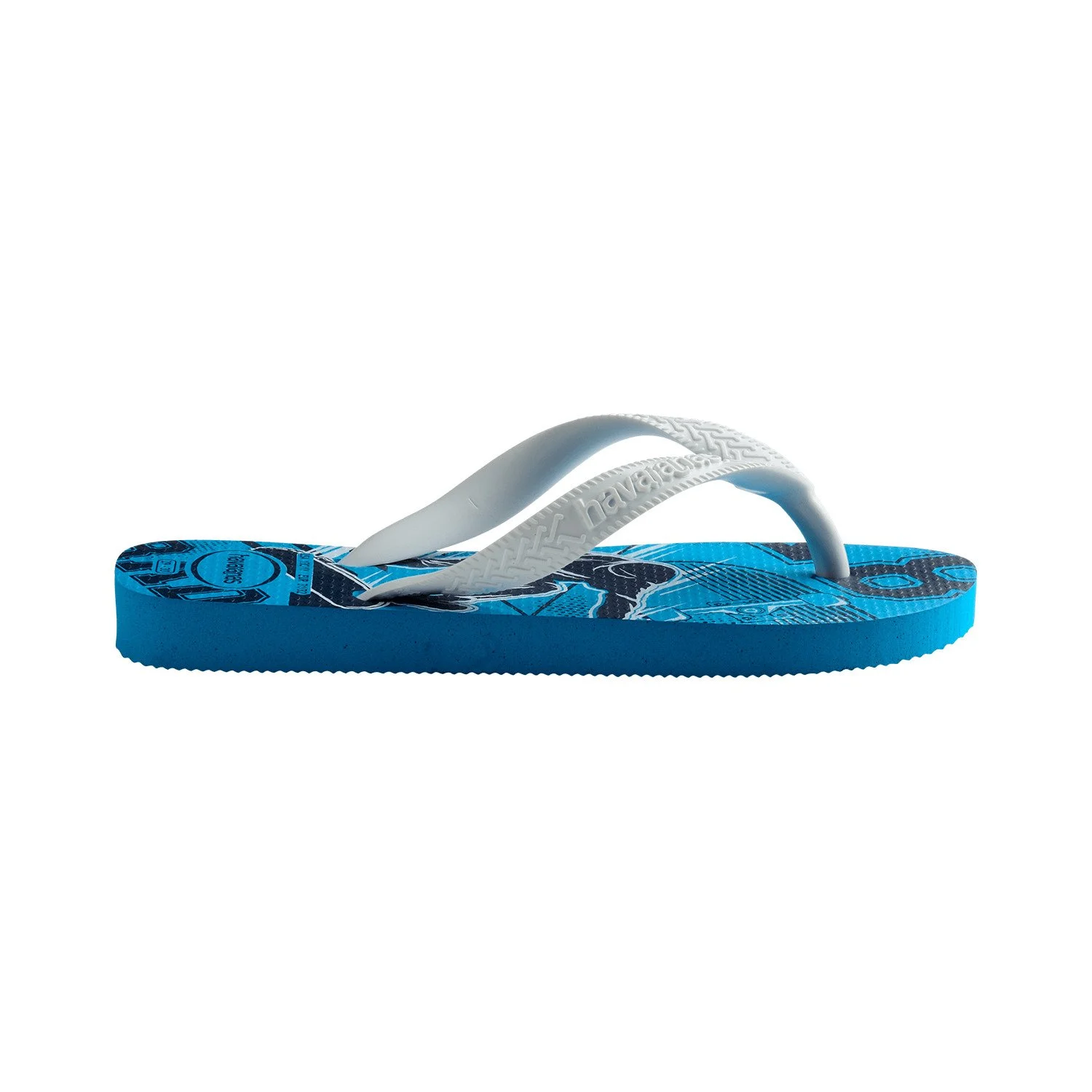 detalle de la suela de las sandalias havaianas kids