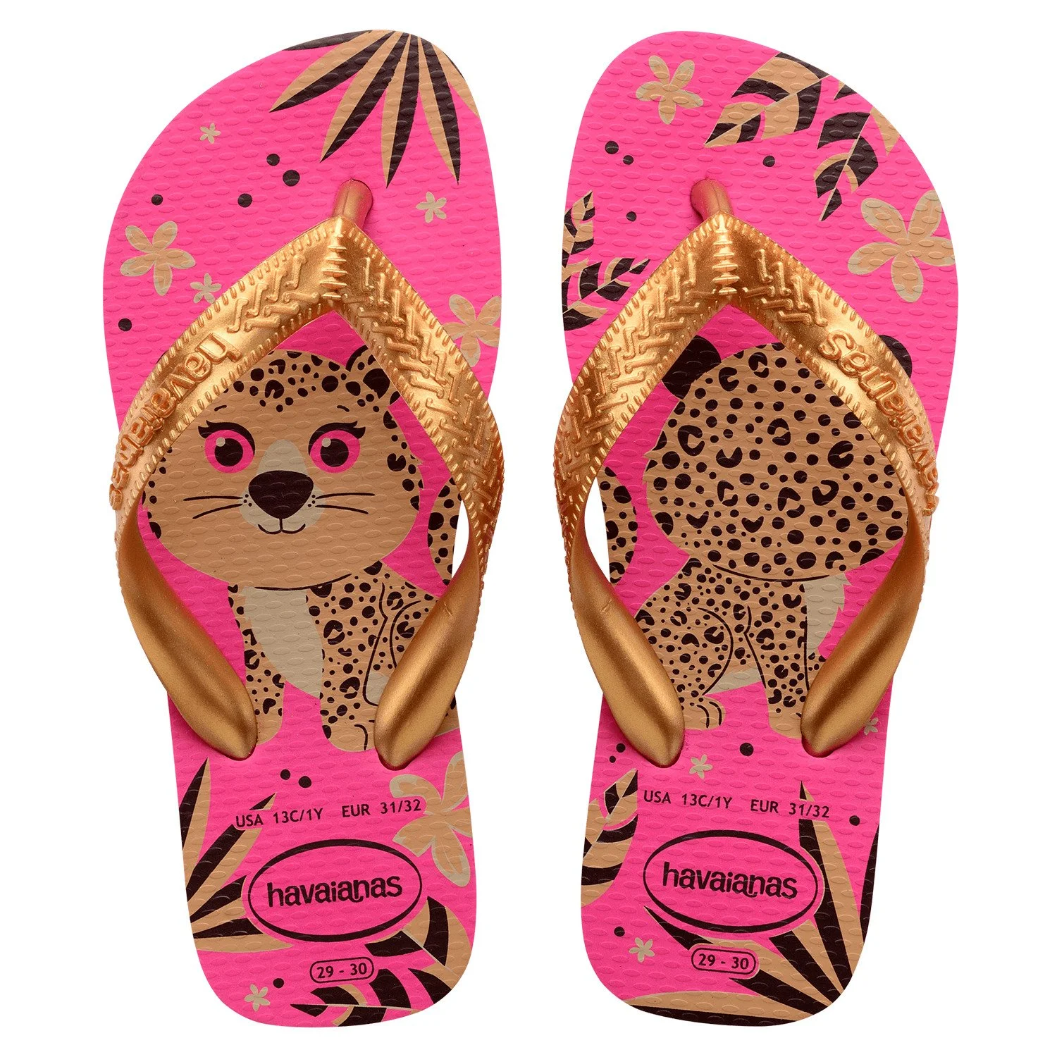 sandalias havaianas kids top pets fc, sandalias de caucho para niños