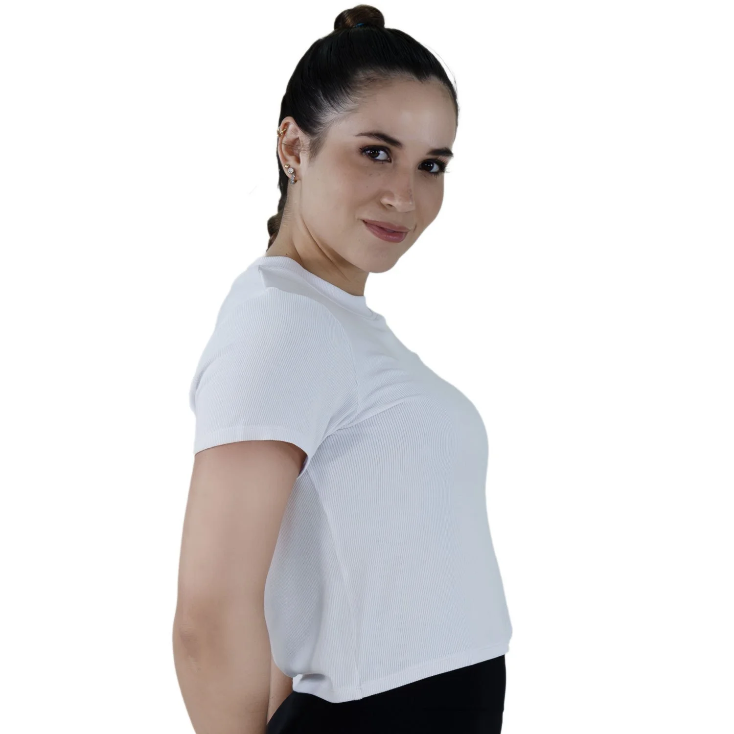t-shirt everlast transpirable ribbed en acción