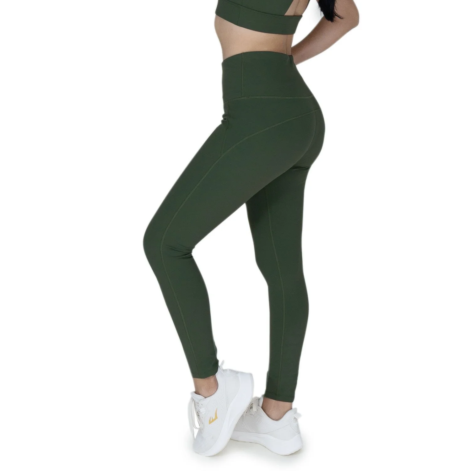 vista trasera del legging everlast empower deportivo