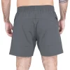 detalle de la costura del short transpirable comodo everlast