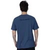 detalle de la costura del t-shirt everlast rise II poliester