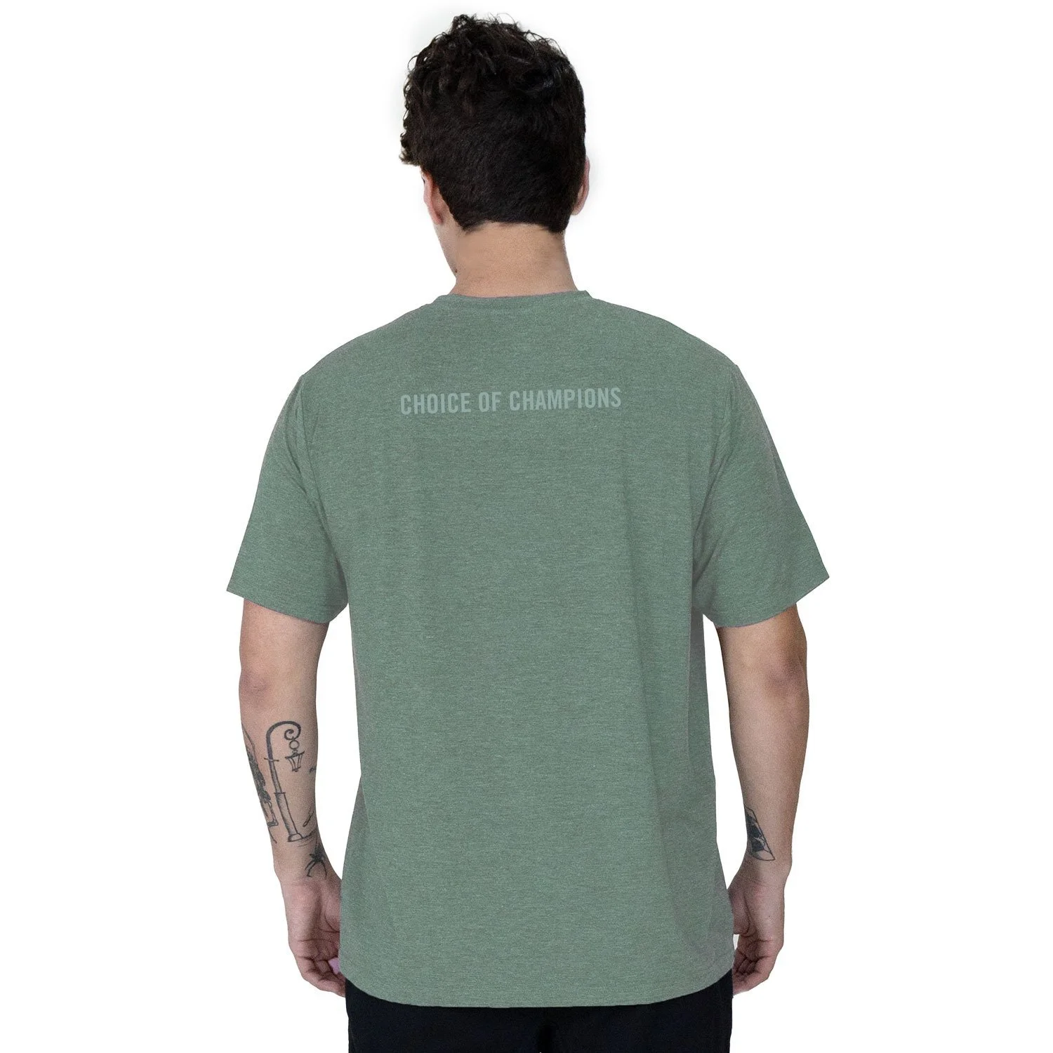 detalle de la costura del t-shirt everlast rise II