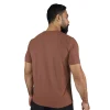 detalle de la tela transpirable del t-shirt square everlast deportivo