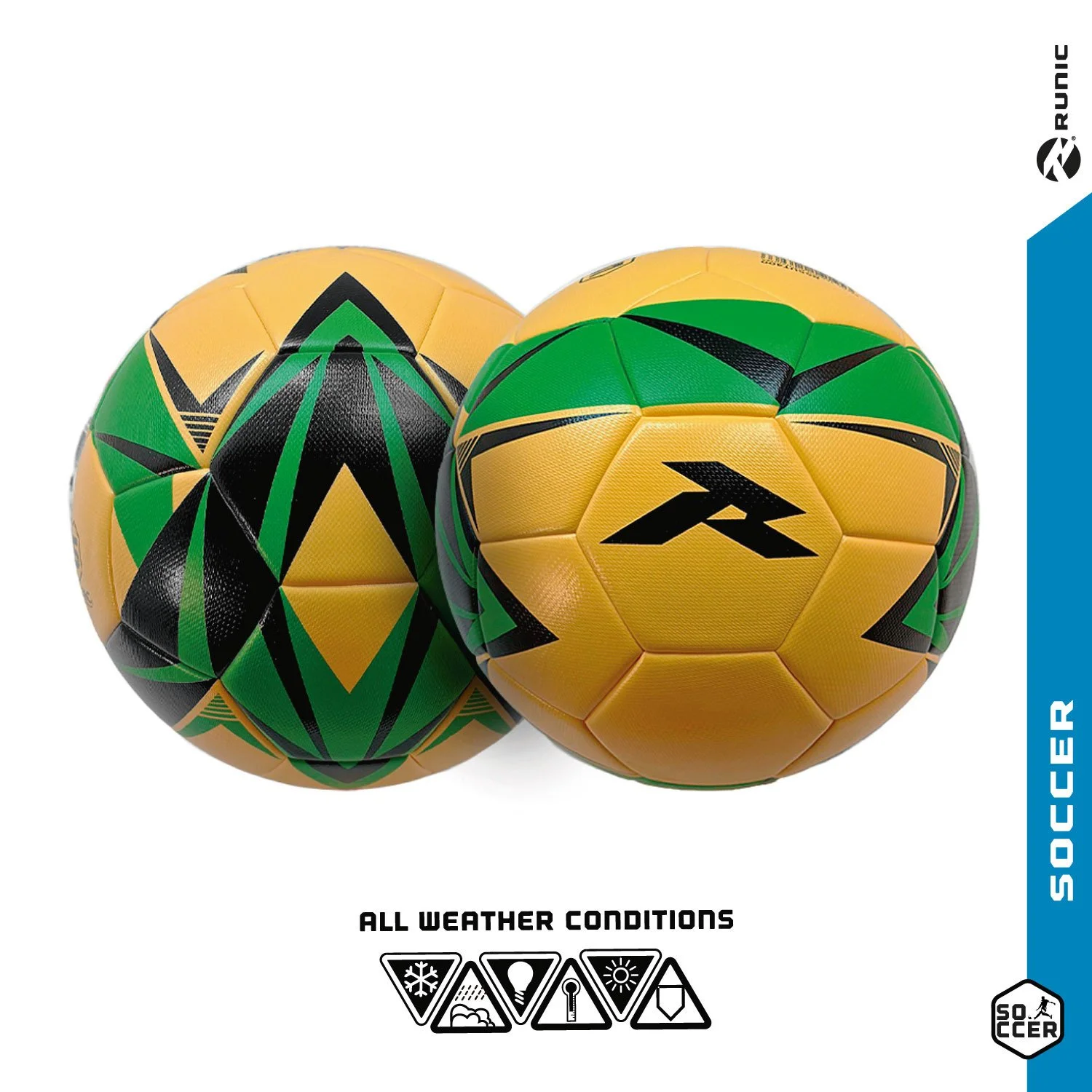 forma del balón de futbol Runic