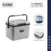 detalle de asa ergonómica de transporte del cooler valha 12l con asa fjord