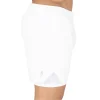 detalle de la costura del short deportivo