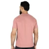 detalle de la costura del t-shirt poliester everlast e-day