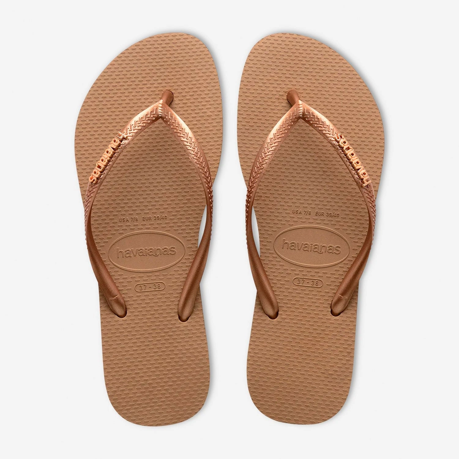 Sandalias Slim Logo Metallic Havaianas