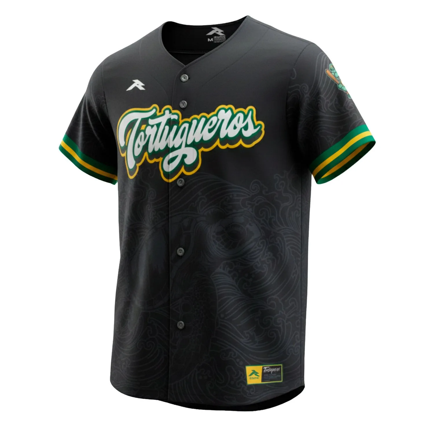 Camisa De Beisbol Runic Tortugueros - Deportes Jimmy Panamá