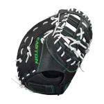 guante easton salvo 1b zurdo, material cuero y nylon