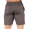 vista trasera del short everlast e-day de poliester