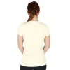detalle de la tela transpirable de la tshirt fem poly everlast top