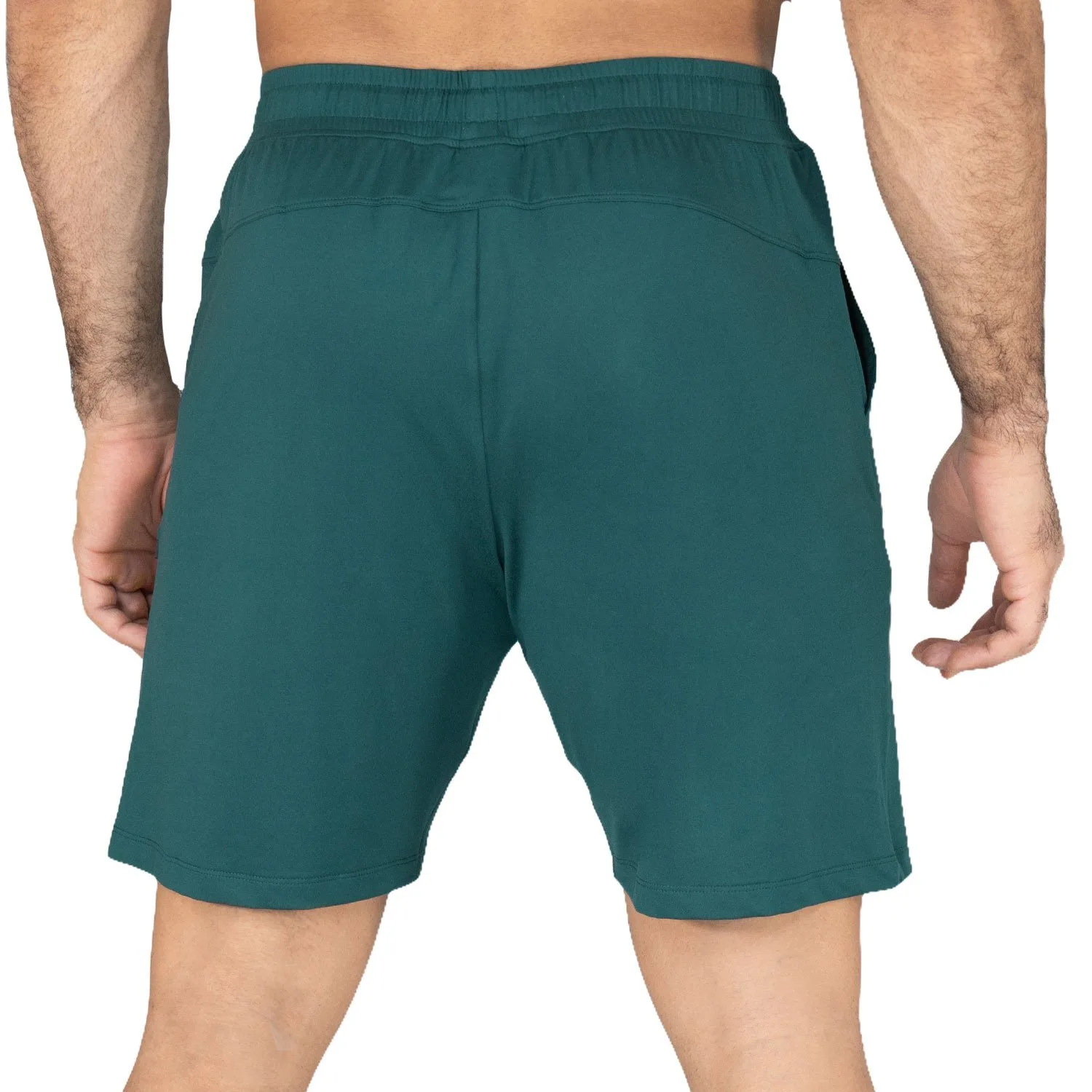 vista trasera del short deportivo