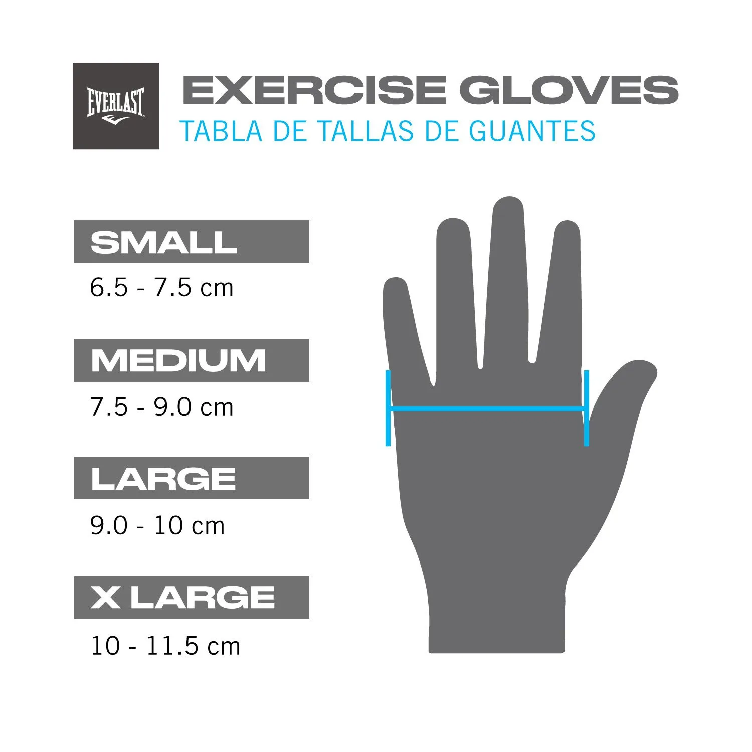 Guantes Pesas Everlast Ajustados - Imagen 2