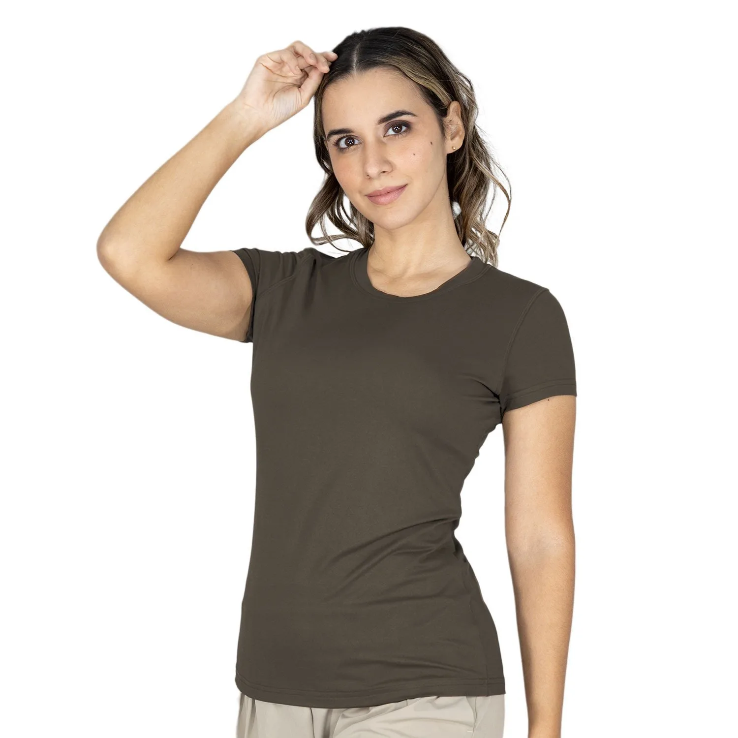 vista posterior de la camiseta, diseño moderno