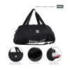 detalle de la bolsa de deporte everlast con compartimentos