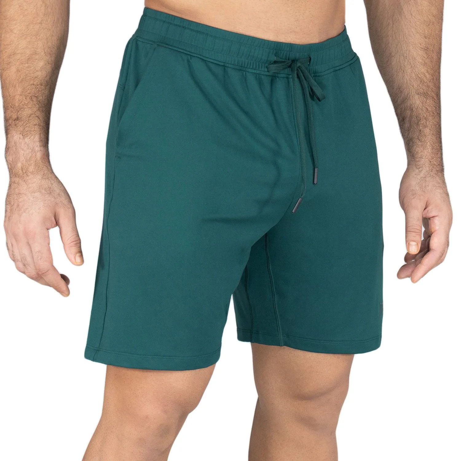 detalle de la cintura elástica del short