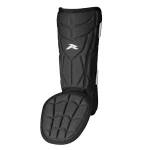 espinillera de bateador runic negra, protección para piernas