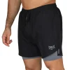 tejido transpirable del short 2en1 ultimate III everlast