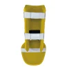 detalle de la espinillera de bateador runic, material pvc