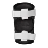 detalle de la protección adicional de la codera de beisbol runic negra