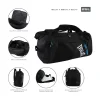 detalle de la bolsa de deporte con bolsillo independiente