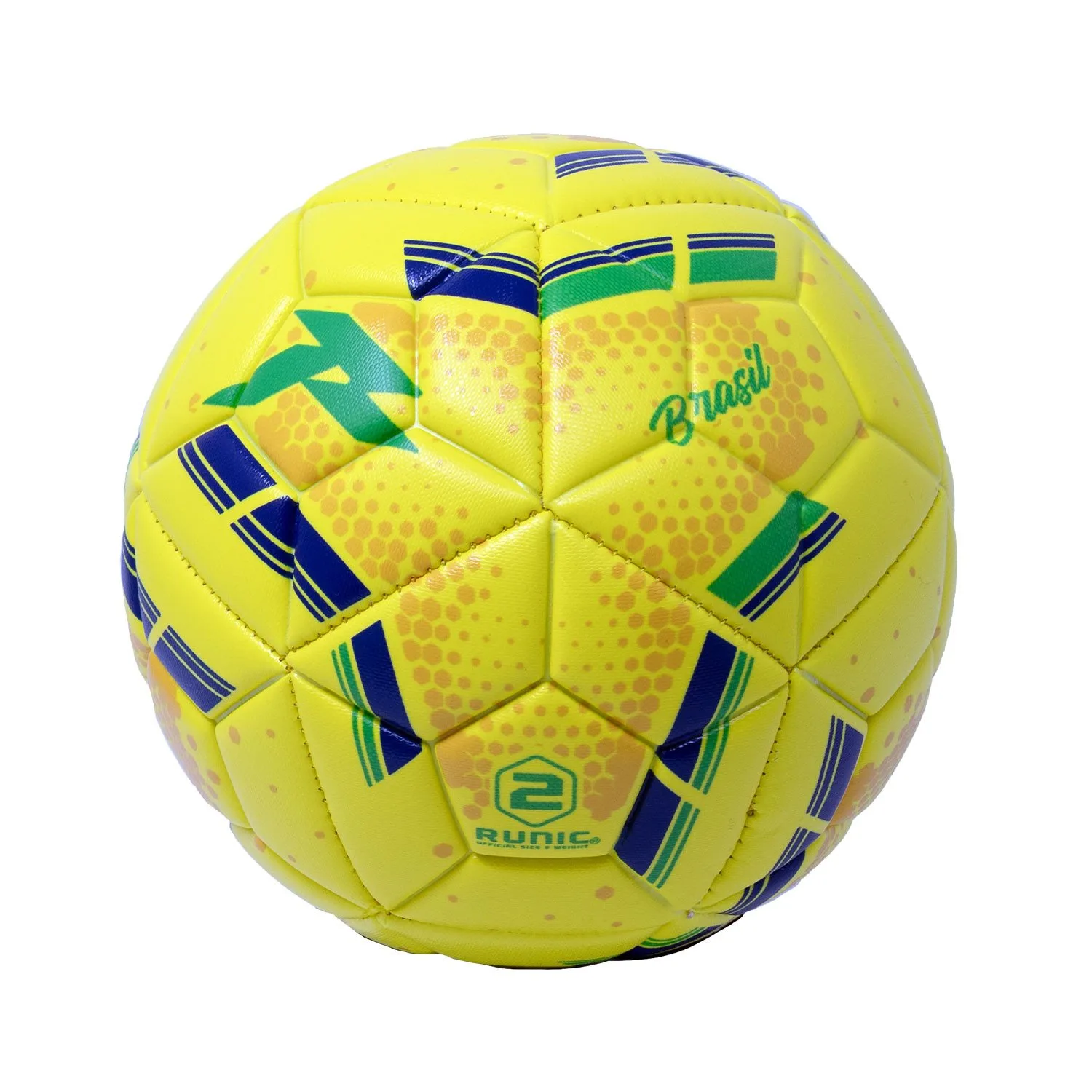 balón fútbol niños, vista del detalle diseño de Brasil