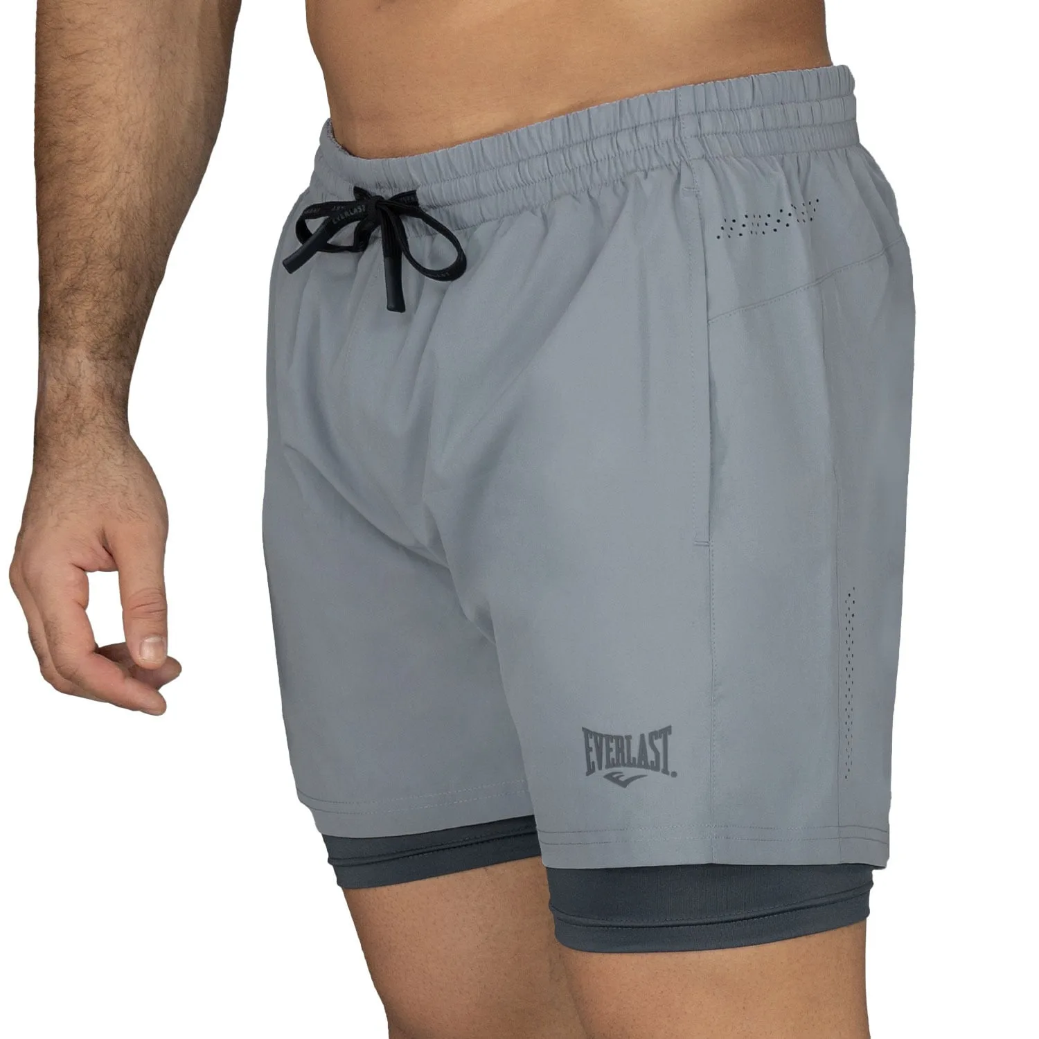 Short Men 2In1 Poly/Spx Everlast Rush 5" - Imagen 2