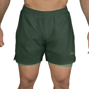 Short 2In1 Men Poly/Elast Everlast Stride 5″ - Deportes Jimmy Panamá