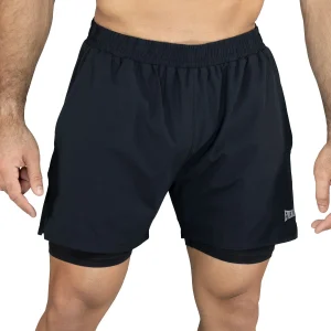 Short 2In1 Men Poly/Elast Everlast Stride 5″ - Deportes Jimmy Panamá