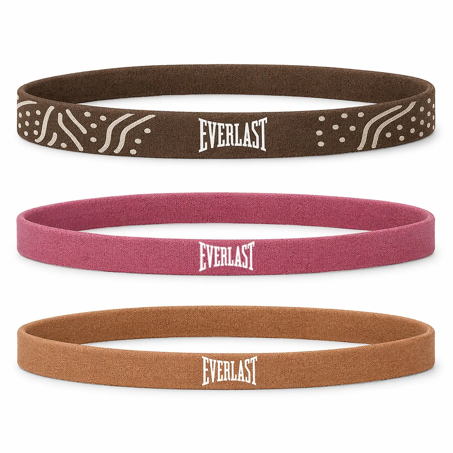 Set de 3 cintas cabello Everlast para entrenamiento