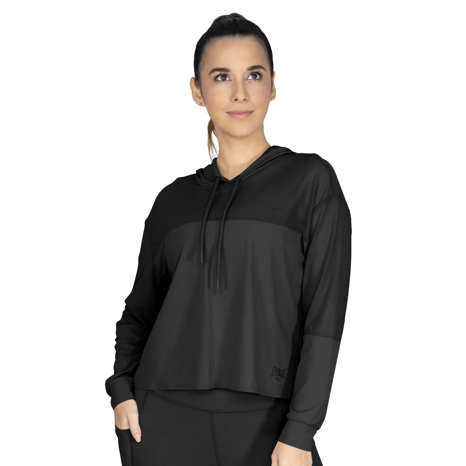 Buzo Everlast Mujer Eos Negro