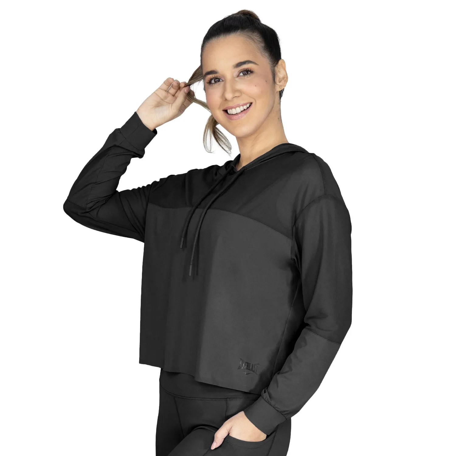 Buzo Everlast Mujer Eos Negro