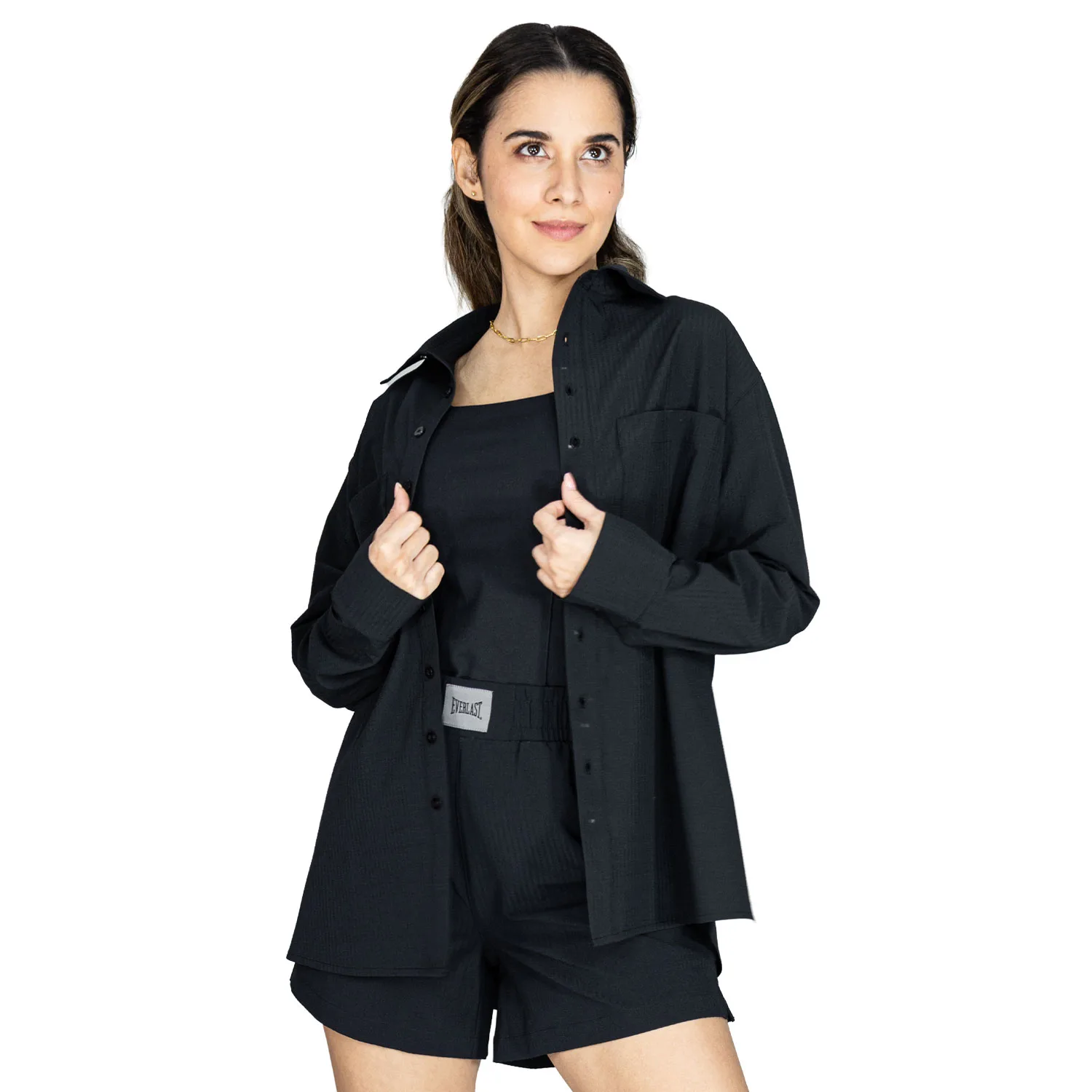 Camisa Oversized Mujer Everlast Luxe
